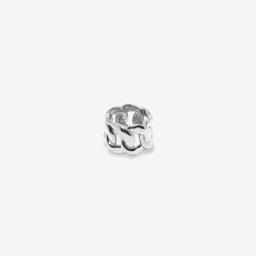 The Nina Gordon Volume Chain Ring in Silver