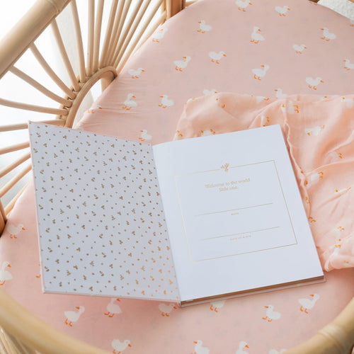 Baby Book | Pink Ducks