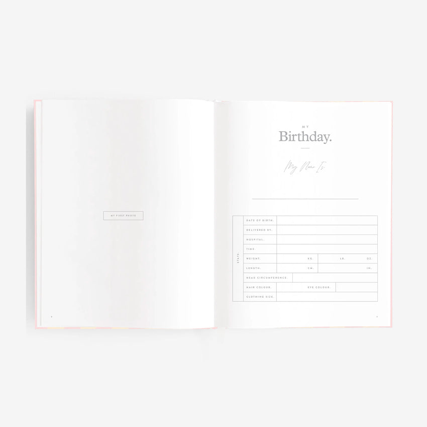 Baby Book | Pink Ducks