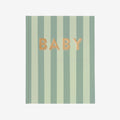 Baby Book | Sage Stripe