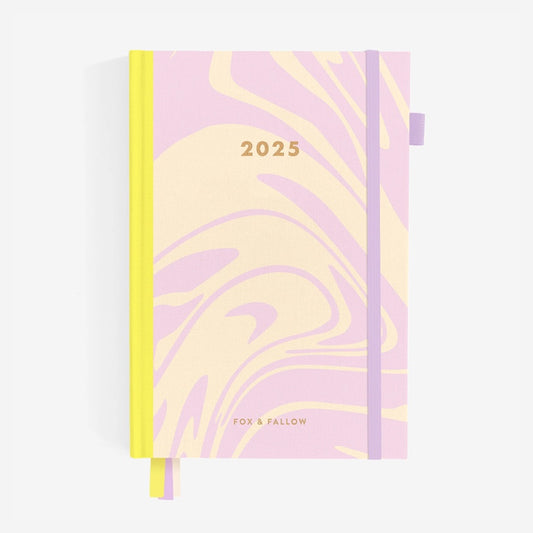 2025 A5 Horizontal Planner | Acid Wash