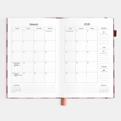 2026 A5 Horizontal Planner | Cherry Check