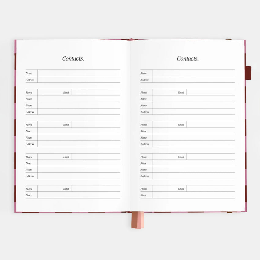 2026 A5 Horizontal Planner | Cherry Check