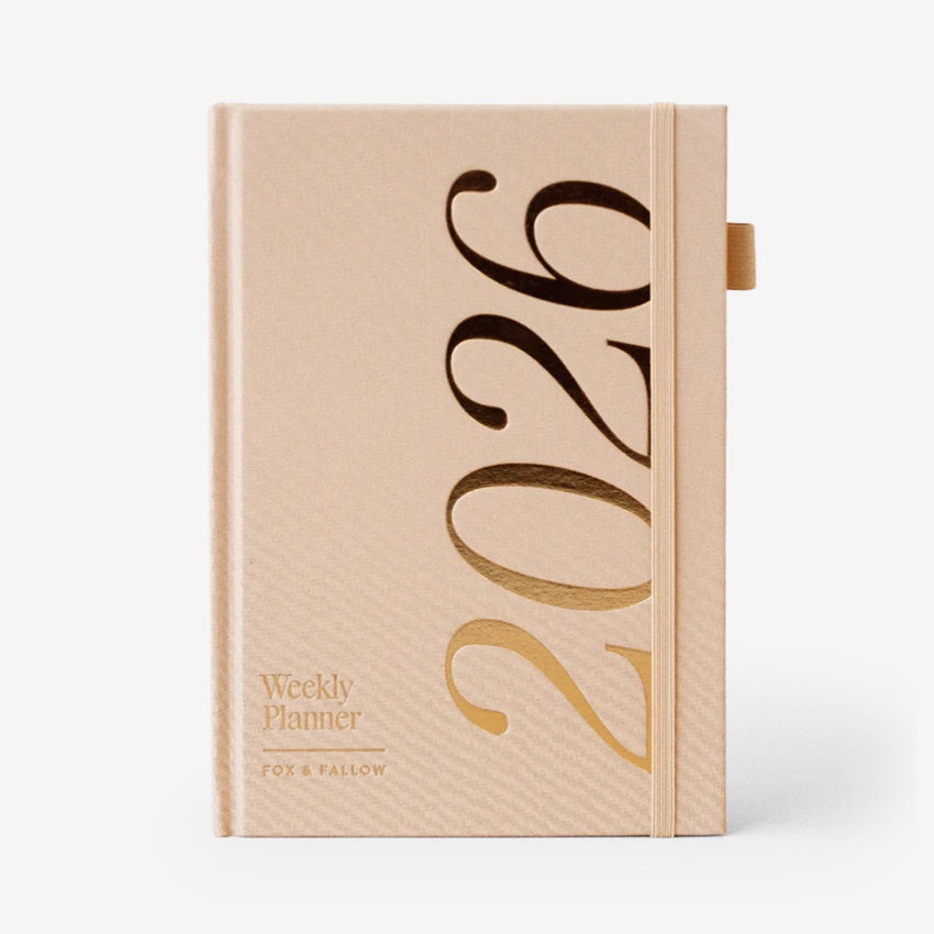 2026 A5 Horizontal Planner | Taupe