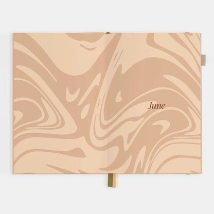 2026 A5 Horizontal Planner | Taupe