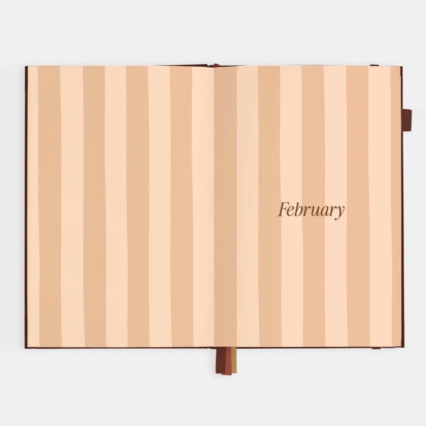 2026 A5 Vertical Planner | Chocolate