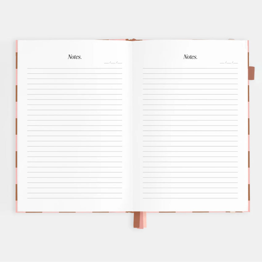 2026 A5 Vertical Planner | Rose Check
