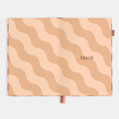 2026 A5 Vertical Planner | Rose Check