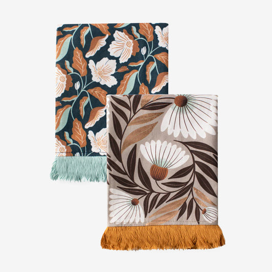 Tea Towel Set of 2 | Floral Cascade