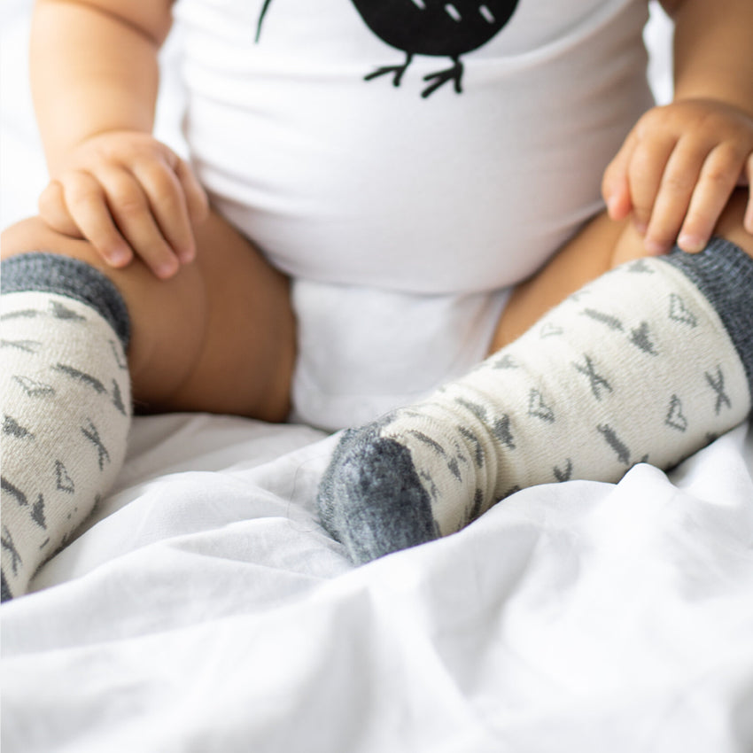 Socks | NZ Grey & White