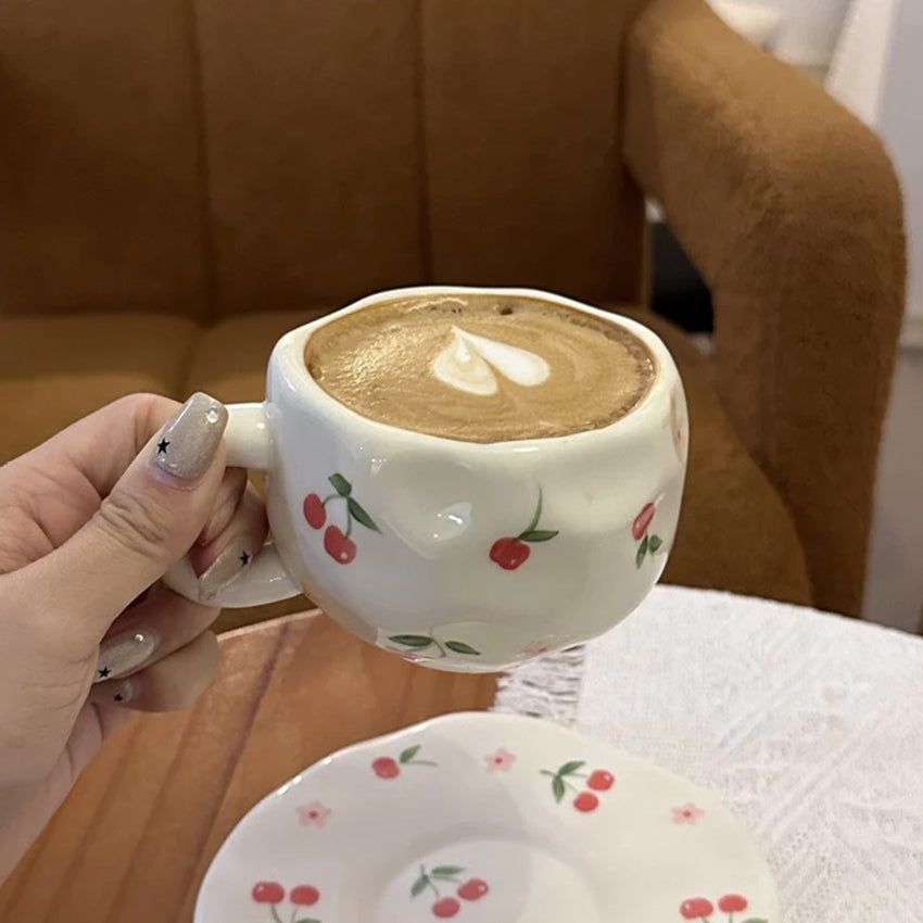 Cherry Mug | White Red