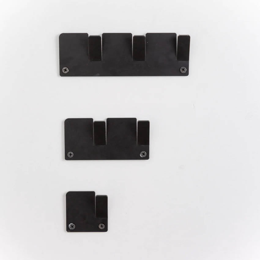 Alfa Wall Hooks Set | Black