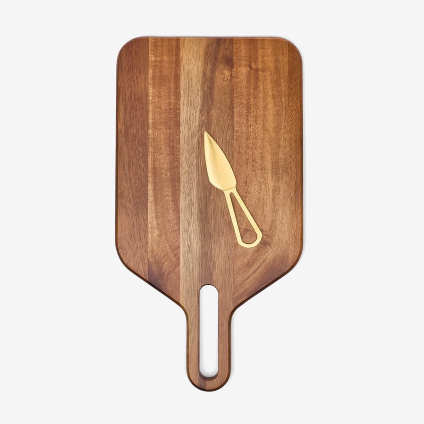 The Garth Cheese Board & Knife Set