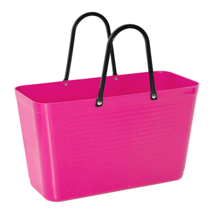 The large Hinza Bag in Hot Pink on a white background.