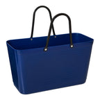 The large Hinza Bag in Navy Blue on white background.