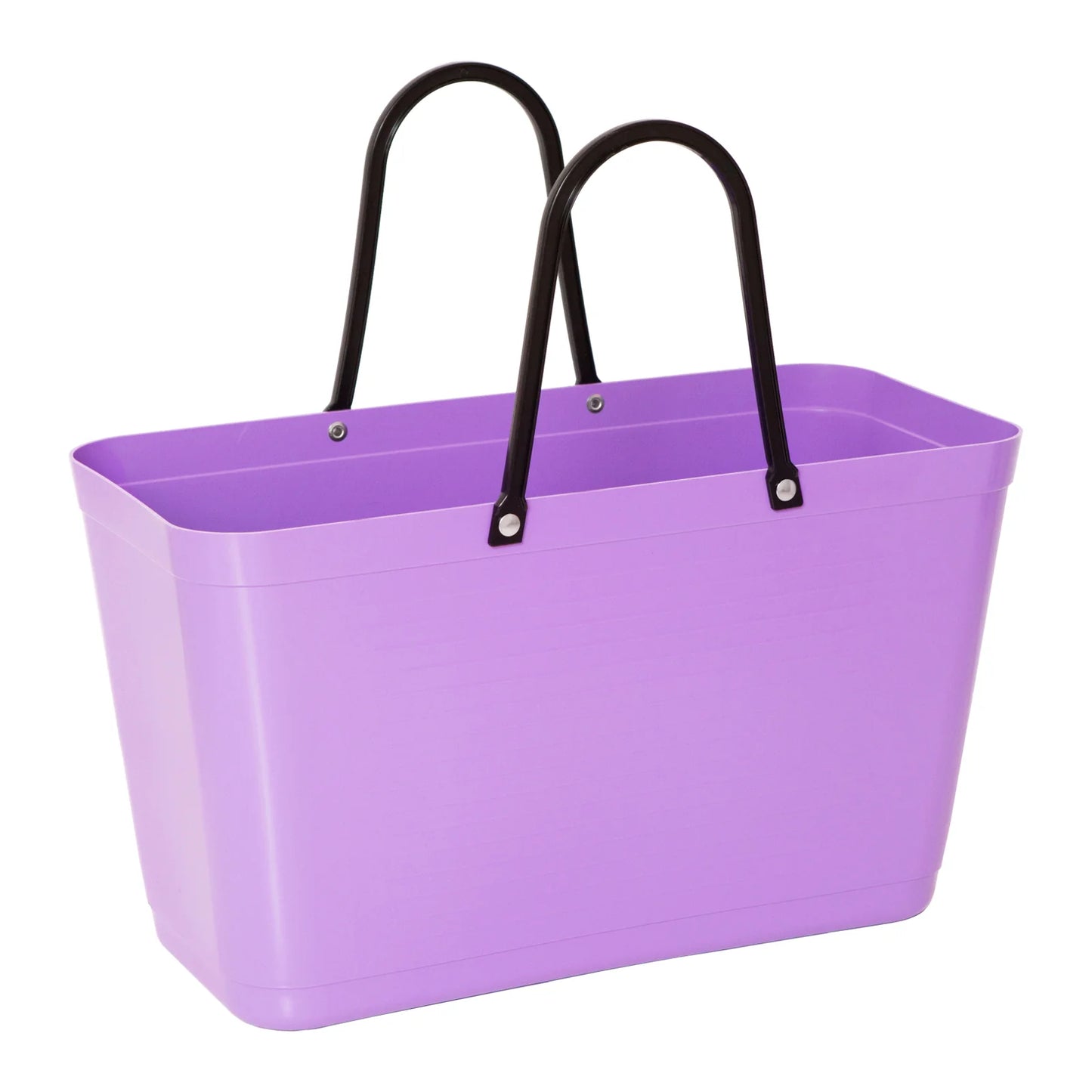 The purple Hinza bag on a white background