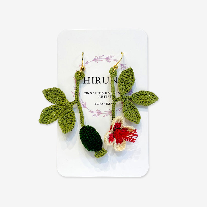Crocheted Earrings | Feijoa