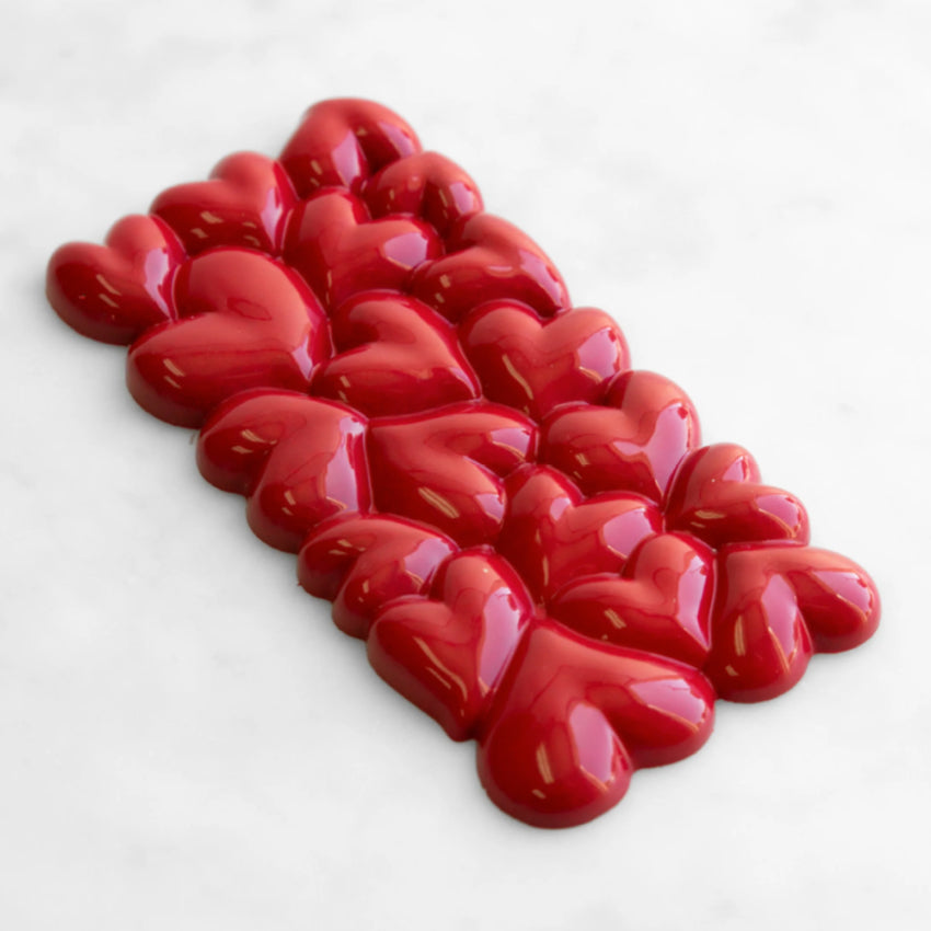 Gianduja Hazelnut Red Heart Bar