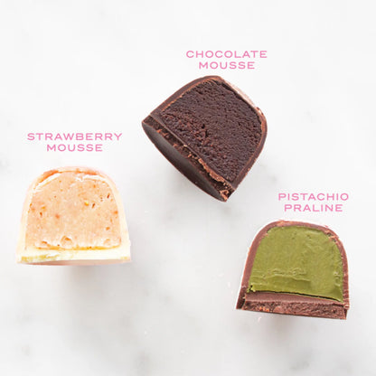 Three Piece 'Hugs & Kisses' Bonbon Box