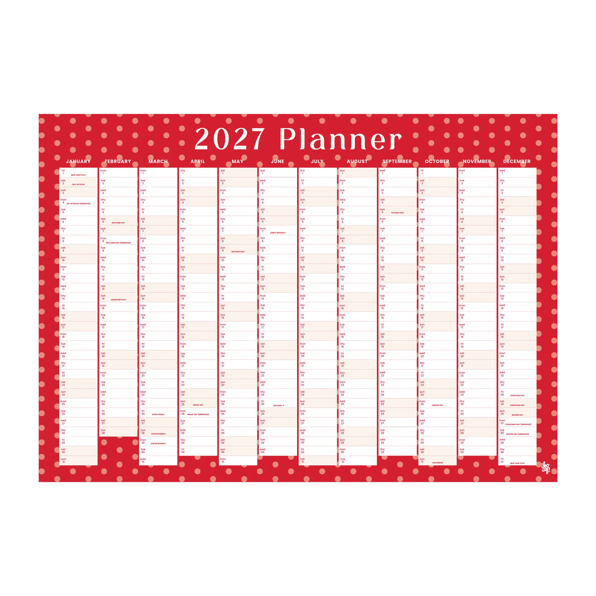 Wall Planner | 2027