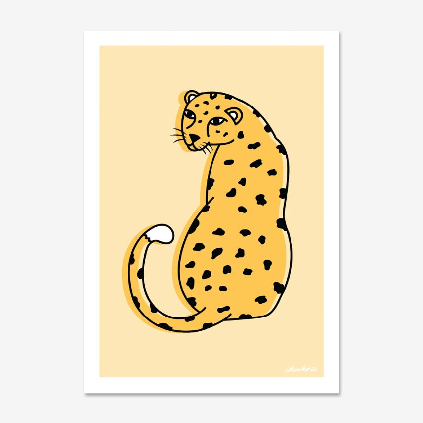 The Iko Iko Talula Leopard Art Print