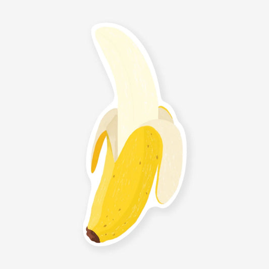 Iko Iko Banana Cut-Out Bookmark on a blank background