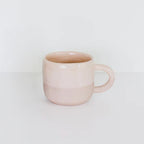 The JS Ceramics Ceramic Mug in Pink Sand on a blank background