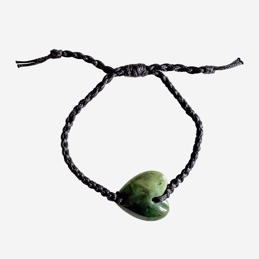 Pounamu Polished Heart Bracelet | 1