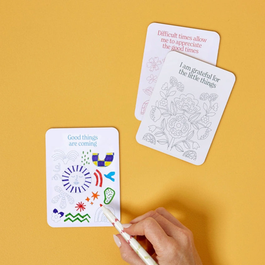 Colour Your Own Affirmation Cards