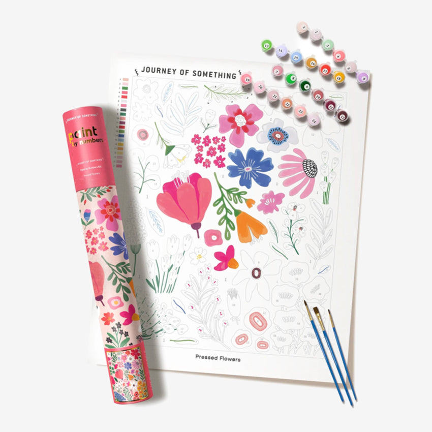 Paint by Numbers | Pressed Flowers
