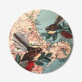 The Justine Hawksworth South Island Fantail Round Ply Wall Art 