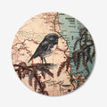 The Justine Hawksworth South Island Robin Round Ply Wall Art 