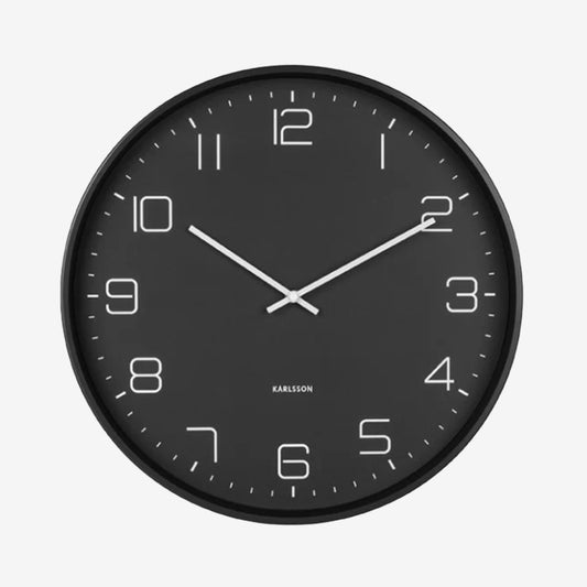 Lofty Wall Clock | Matte Black