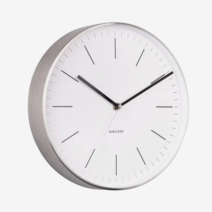 Minimal Clock | White