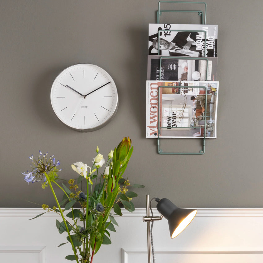 Minimal Clock | White