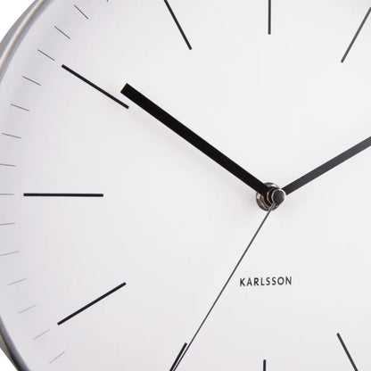 Minimal Clock | White