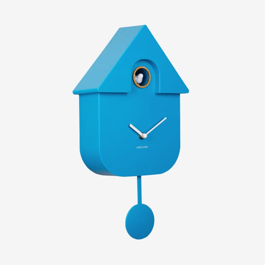 Modern Cuckoo Clock | Bright Blue