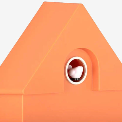 Modern Cuckoo Clock | Bright Orange