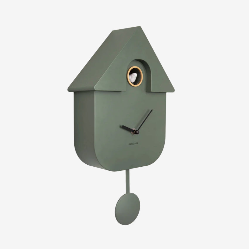 Modern Cuckoo Clock | Jungle Green