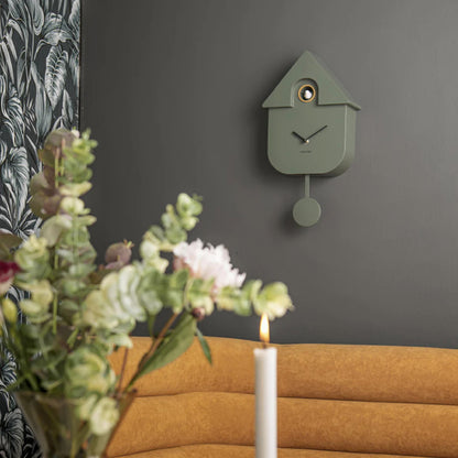 Modern Cuckoo Clock | Jungle Green