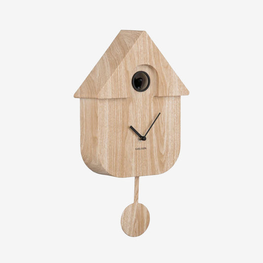 Modern Cuckoo Clock | Light Wood
