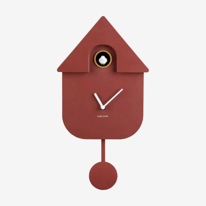Modern Cuckoo Clock | Red Ochre