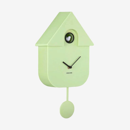 Modern Cuckoo Clock | Soft Green
