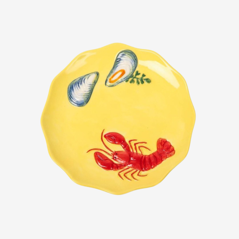 Stoneware Plate | Lobster