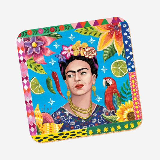 Coaster | Frida with Parrot