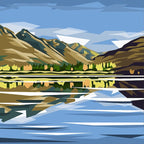 Lake Hayes, Queenstown | Box Frame