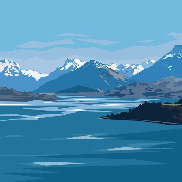 Lake Wakatipu | Box Frame
