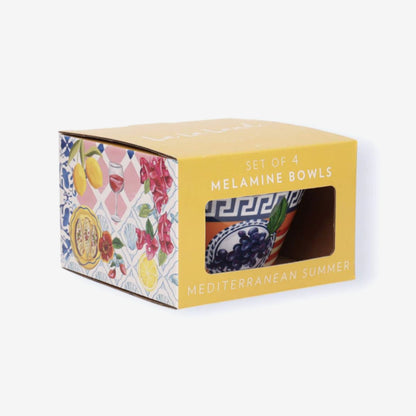 Melamine Bowl Set | Mediterranean Summer