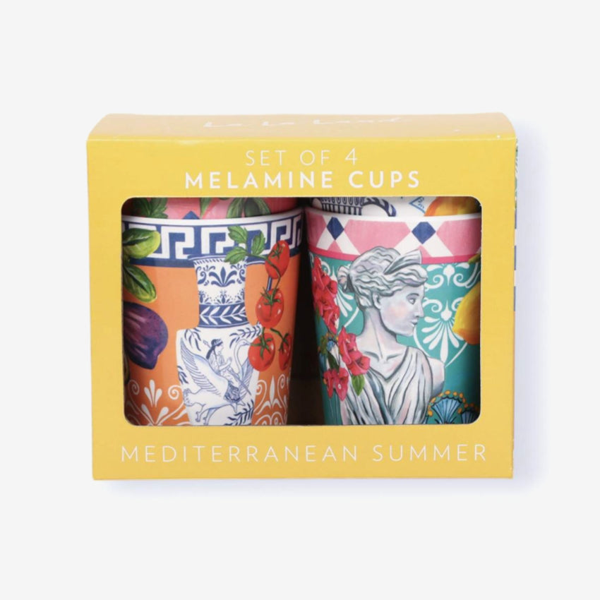 Melamine Cup Set | Mediterranean Summer