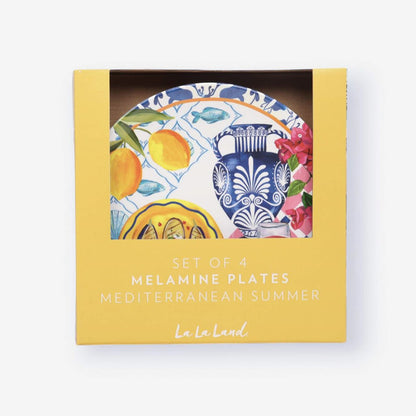 Melamine Plate Set | Mediterranean Summer